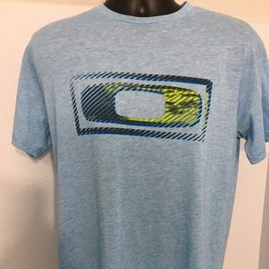 Blue Oakley Hydrolix Tee Soft Graphic Medium